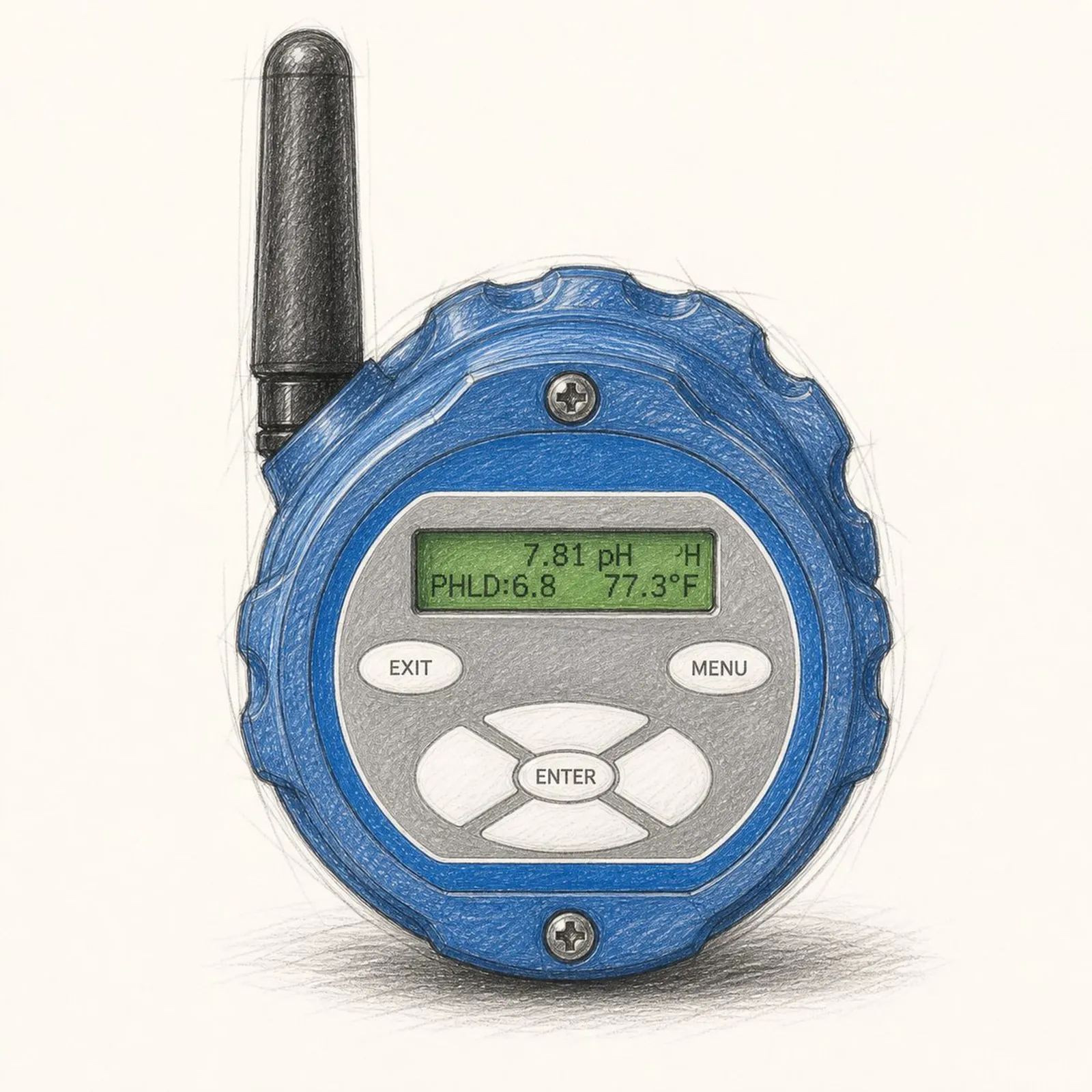 Rosemount (Emerson) 6081-P Wireless pH/ORP Transmitter - bild 1
