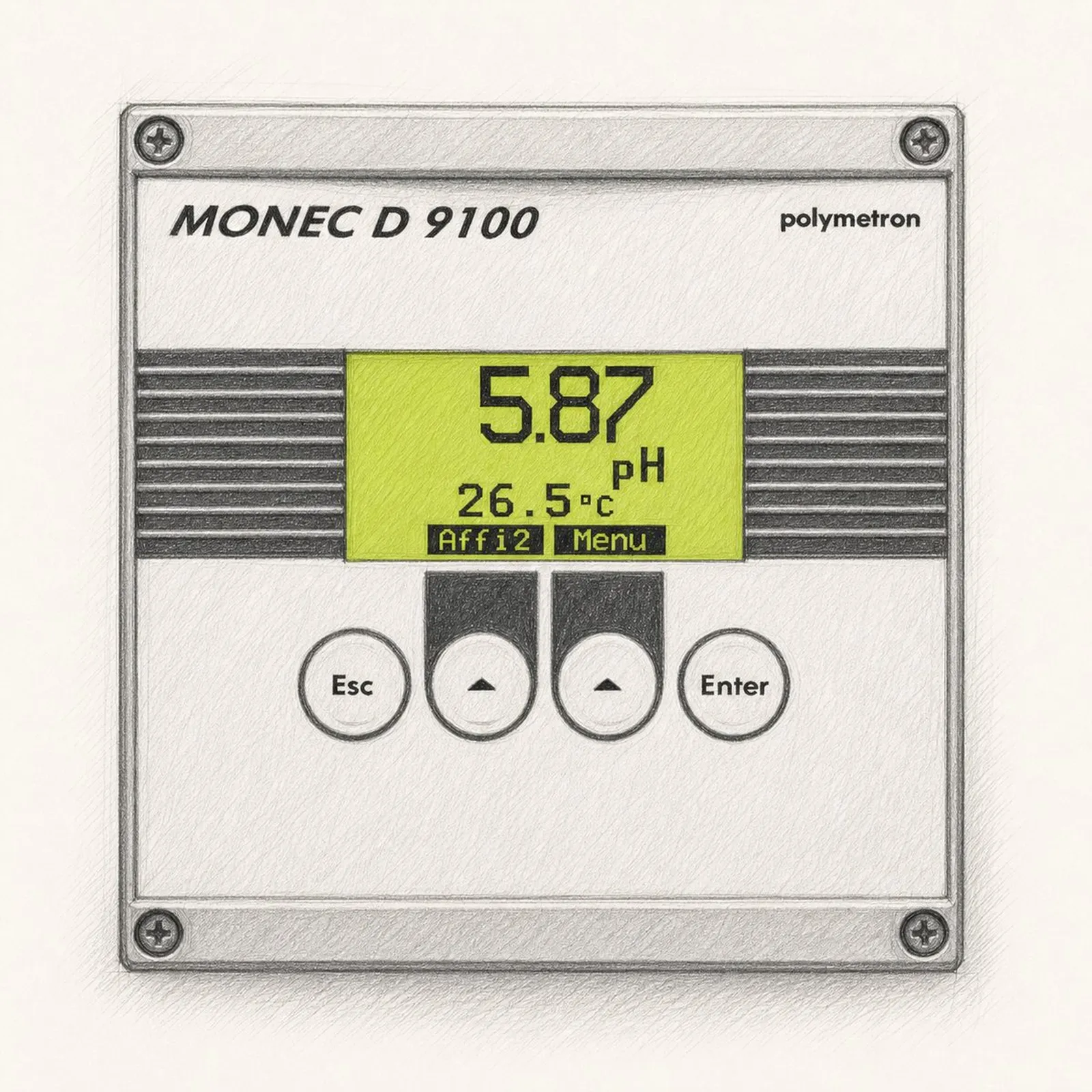 Hach Polymetron 9135 High-Purity pH/ORP Transmitter - bild 1