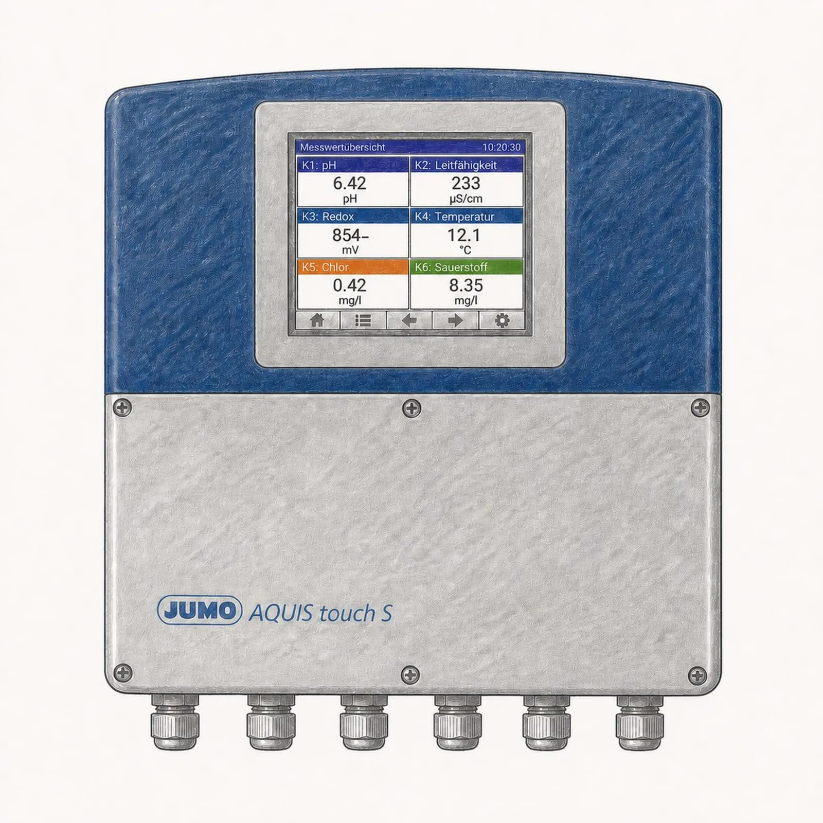 JUMO AQUIS touch S (analog pH/ORP configuration) - bild 1