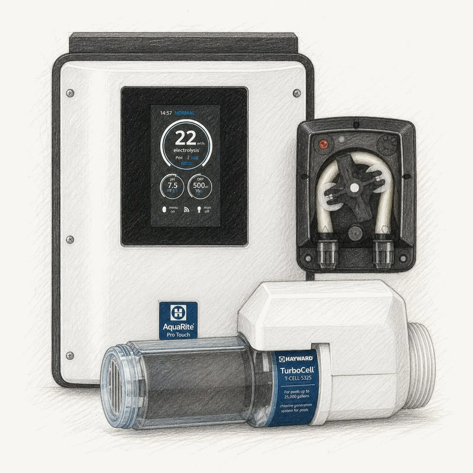 Hayward AquaRite Pro Touch - bild 1
