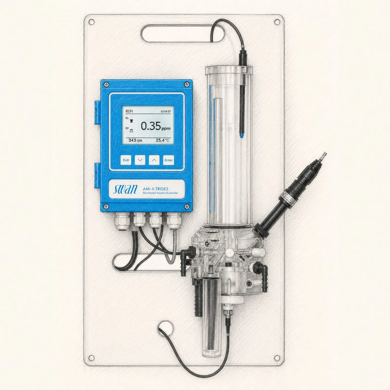 Swan Analytical AMI-II Trides Compact - bild 1