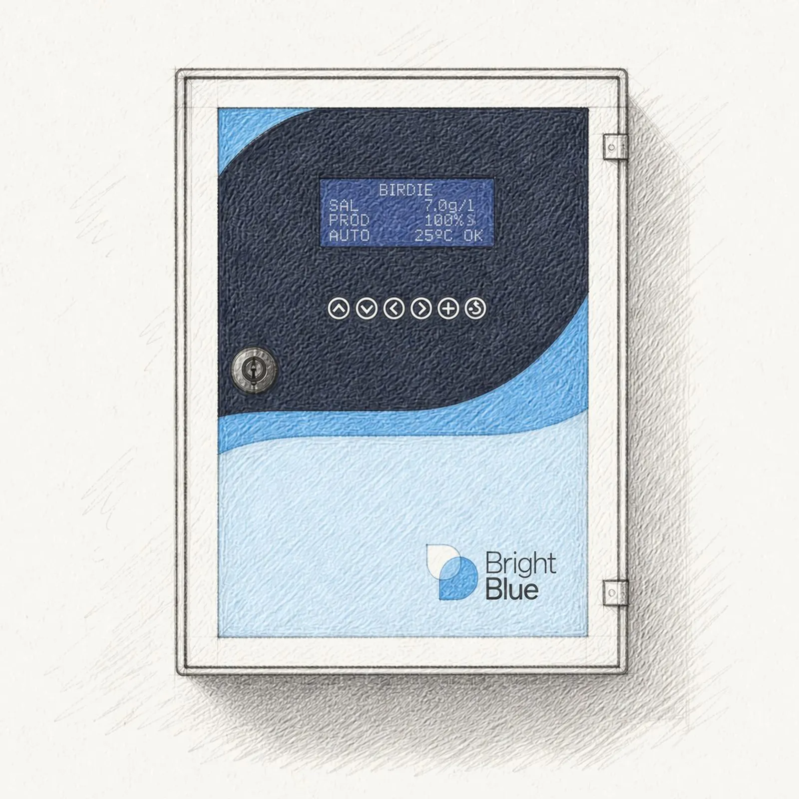 Brightblue BIRDIE EV / BIRDIE PLUS / BIRDIE LS (multiparameter saltklorinator + pH, valfri ORP) - bild 1