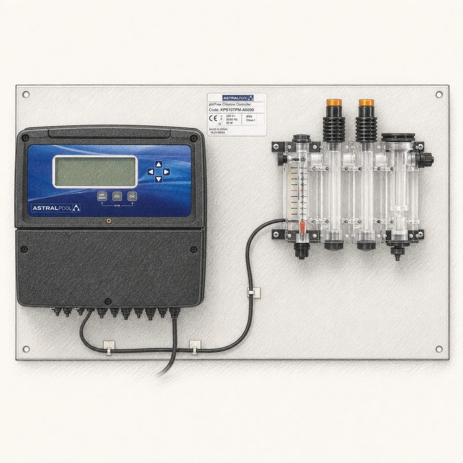 AstralPool Controller pH/Free Chlorine panel - bild 1