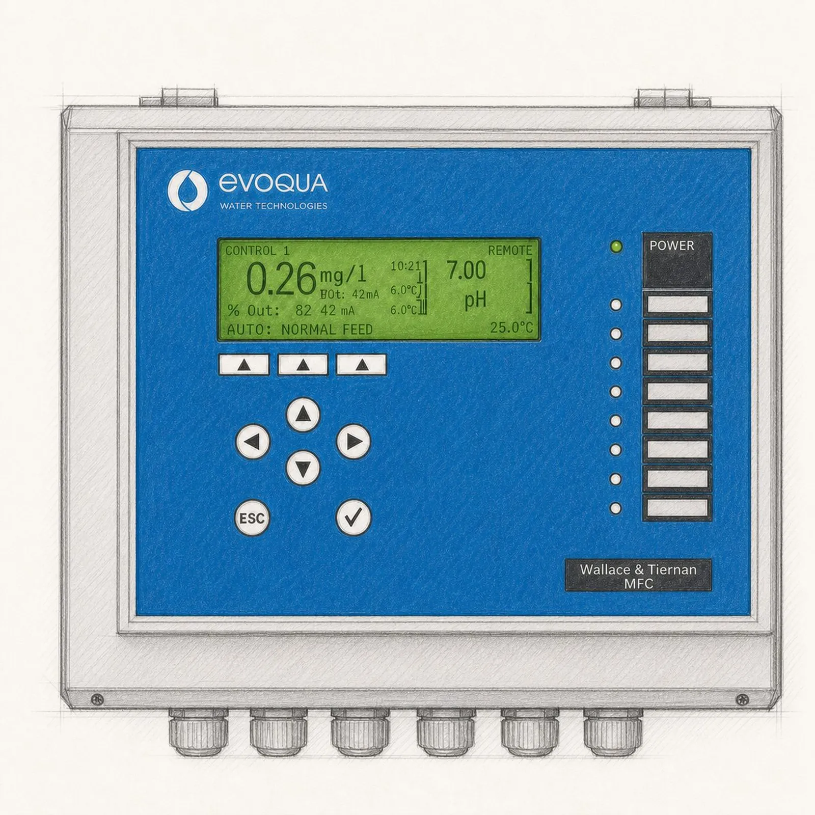 Wallace & Tiernan MFC Analyzer/Controller - bild 1