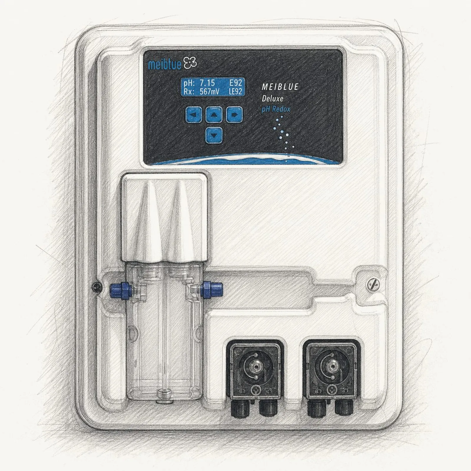 Meiblue DOS pH BASIC EXACT / DOS pH-Redox DELUXE / DOS pH-Rx BASIC EXACT / deluxe S224 - bild 1