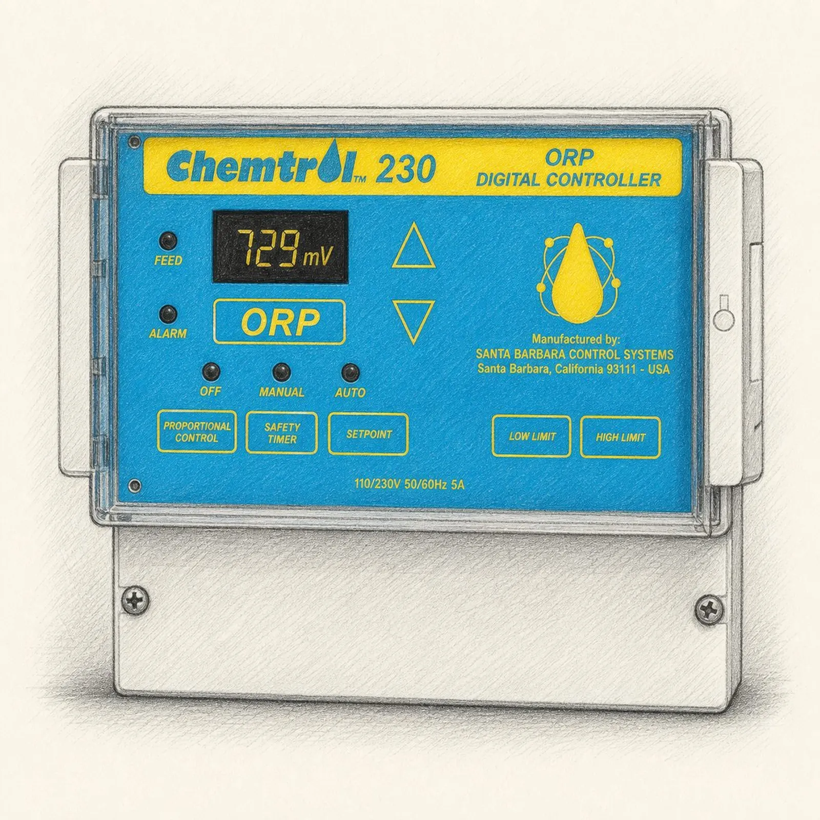 CHEMTROL CH230 ORP Digital Controller - bild 1