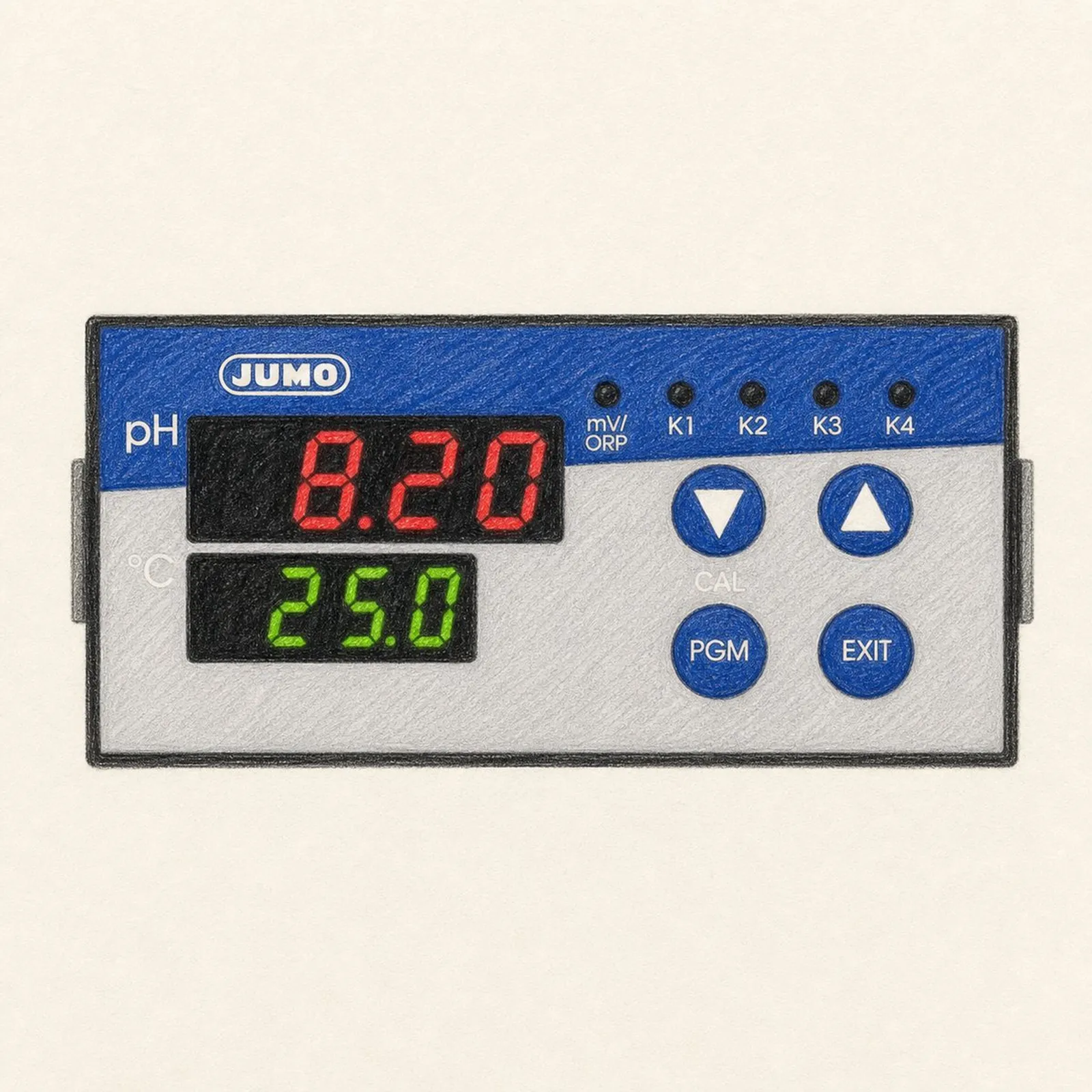 JUMO dTRANS pH 01 (panel BNC configuration) - bild 1