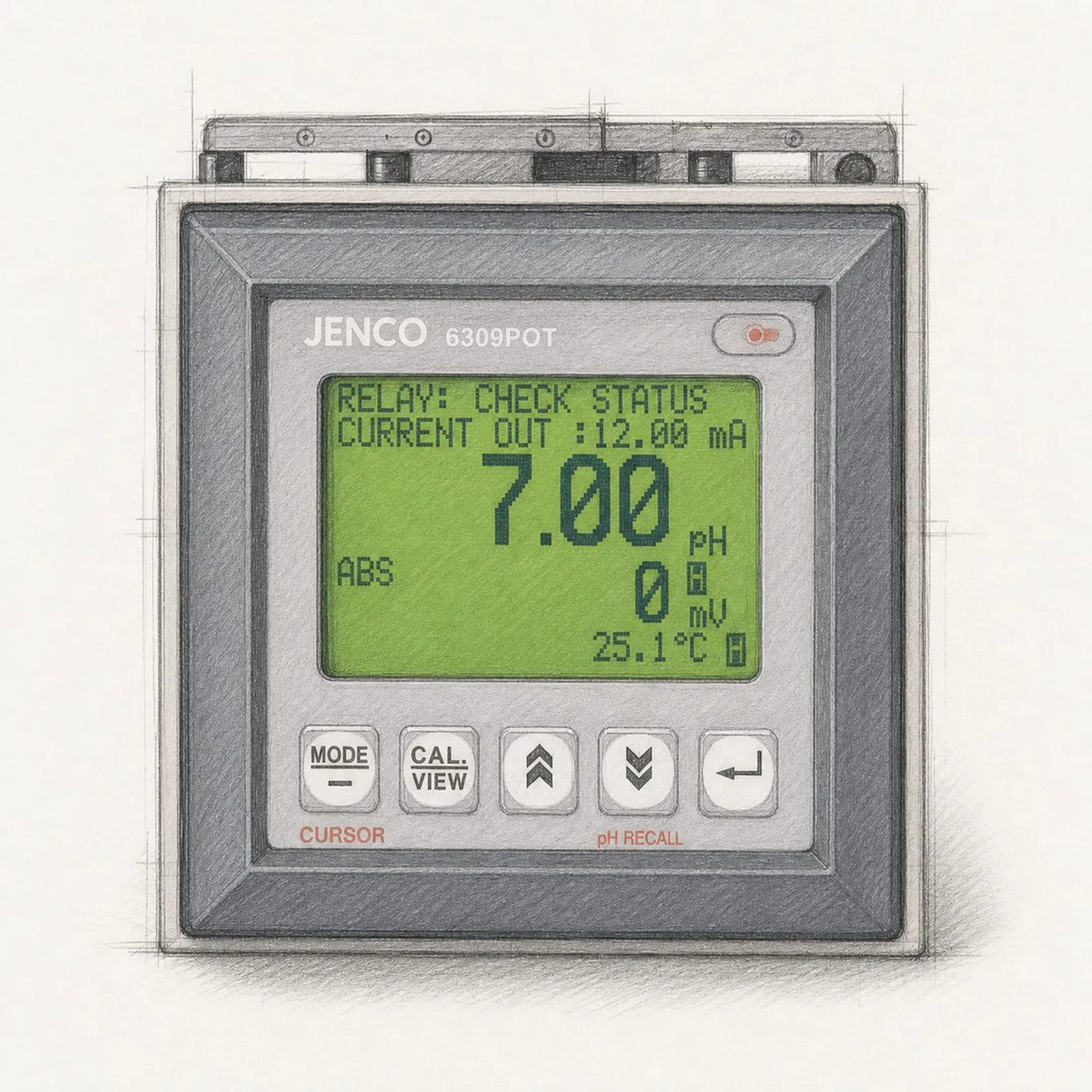 Wallace & Tiernan 6309POT pH/ORP Analyzer and Controller - bild 1