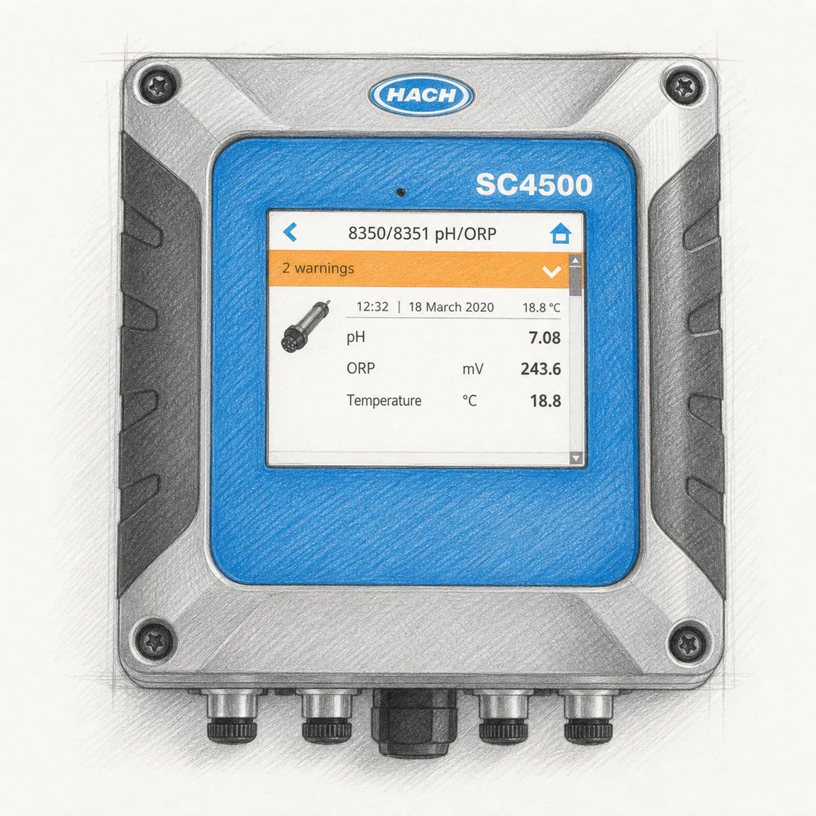 Hach SC4500 Ultrapure Module with 8350/8351 - bild 1