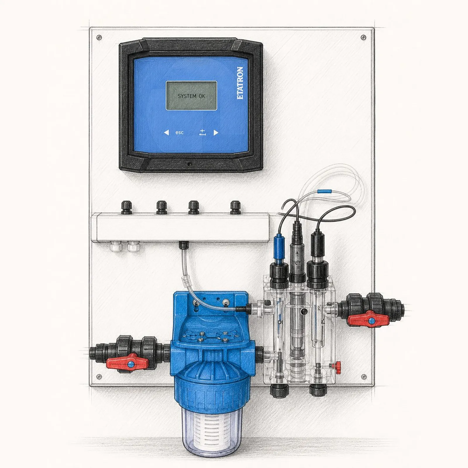 Etatron pH-Rx-Cl-F P Control Unit - bild 1