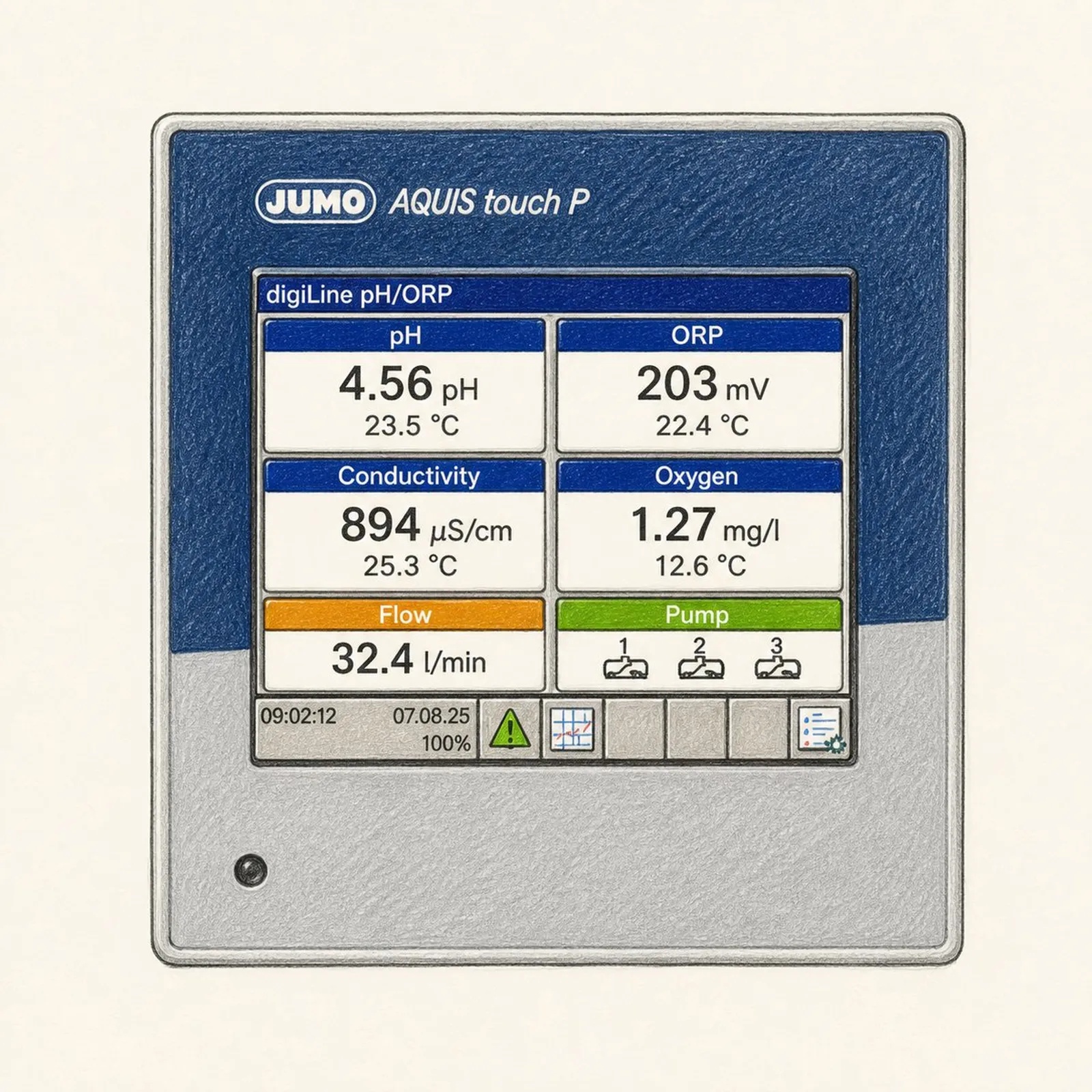 JUMO AQUIS touch P (digiLine pH/ORP configuration) - bild 1