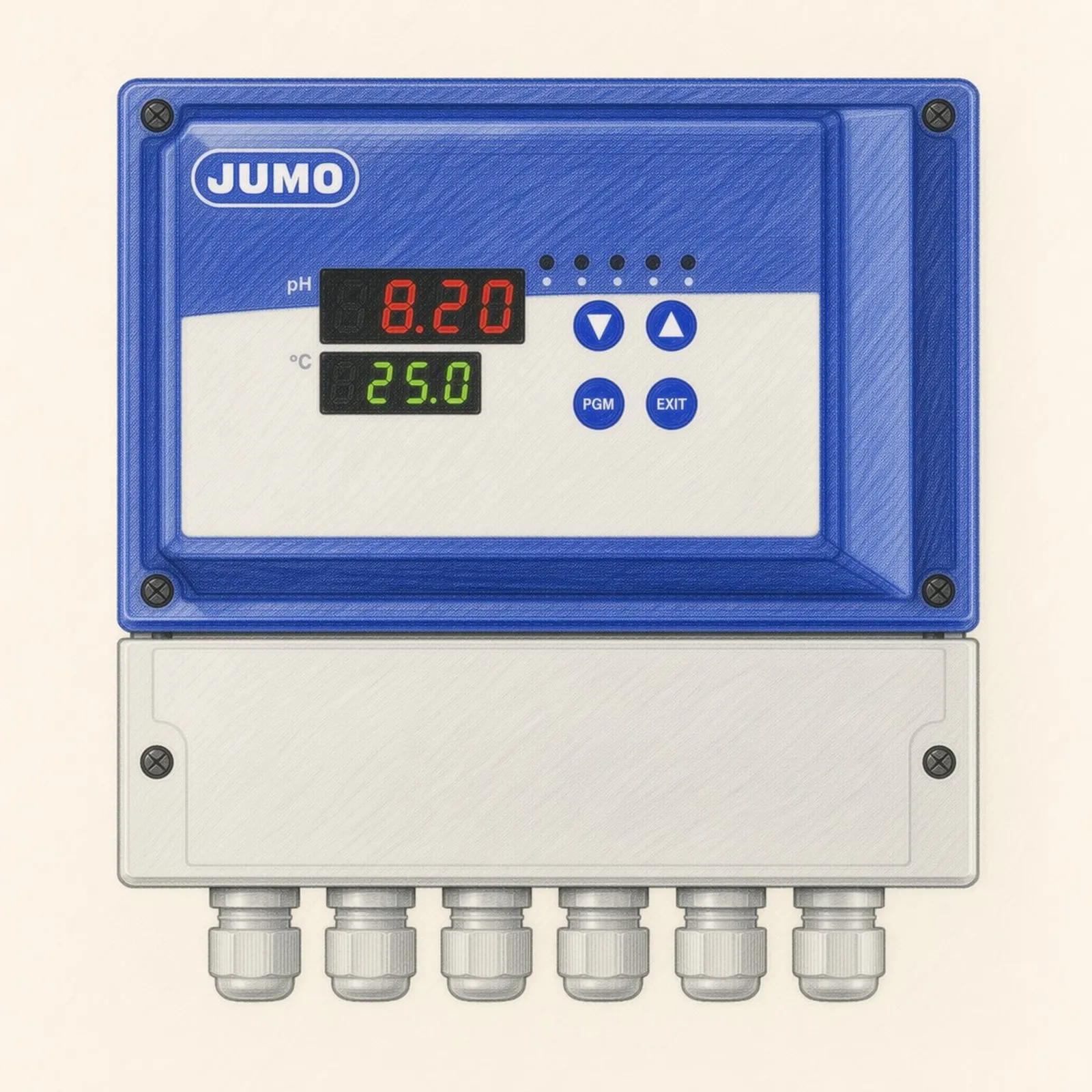 JUMO dTRANS pH 01 (wall terminal configuration) - bild 1