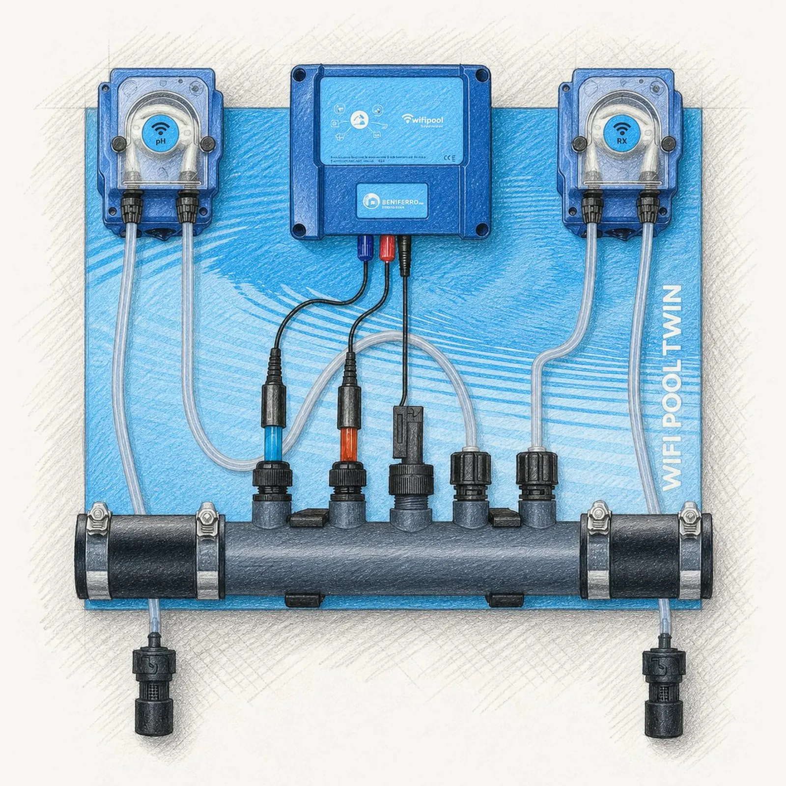 Beniferro Wifipool Twin / Pool Twin - bild 1
