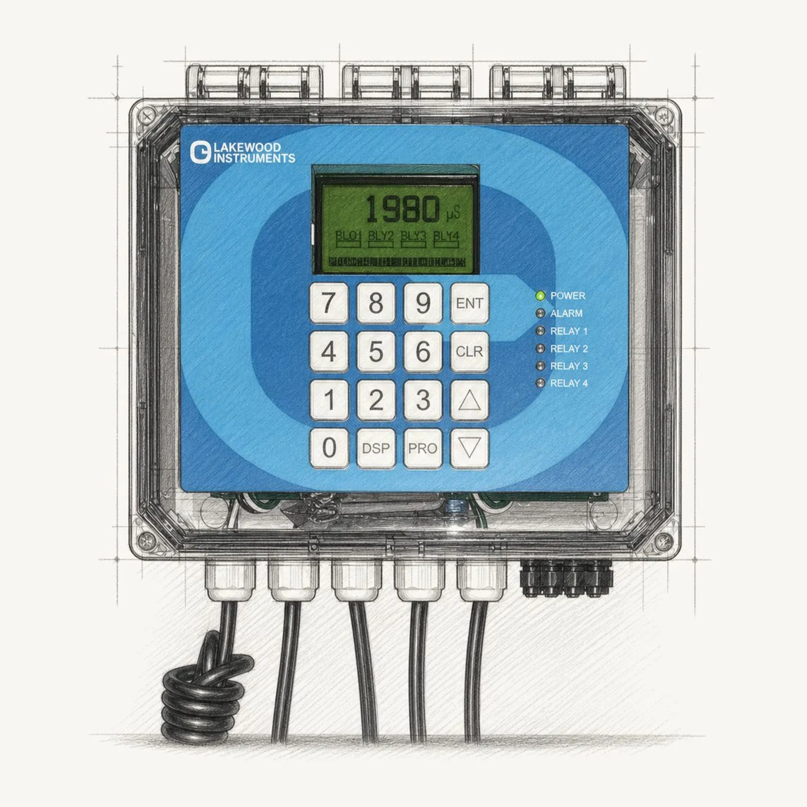 Lakewood Instruments Model 1520e / 1530e (Cooling Tower Water Treatment Controller) - bild 1