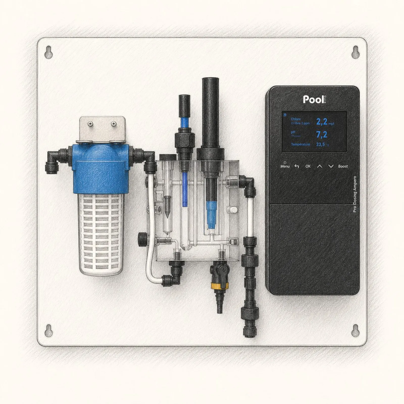 Pool Technologie Pro Dosing Ampero - bild 1