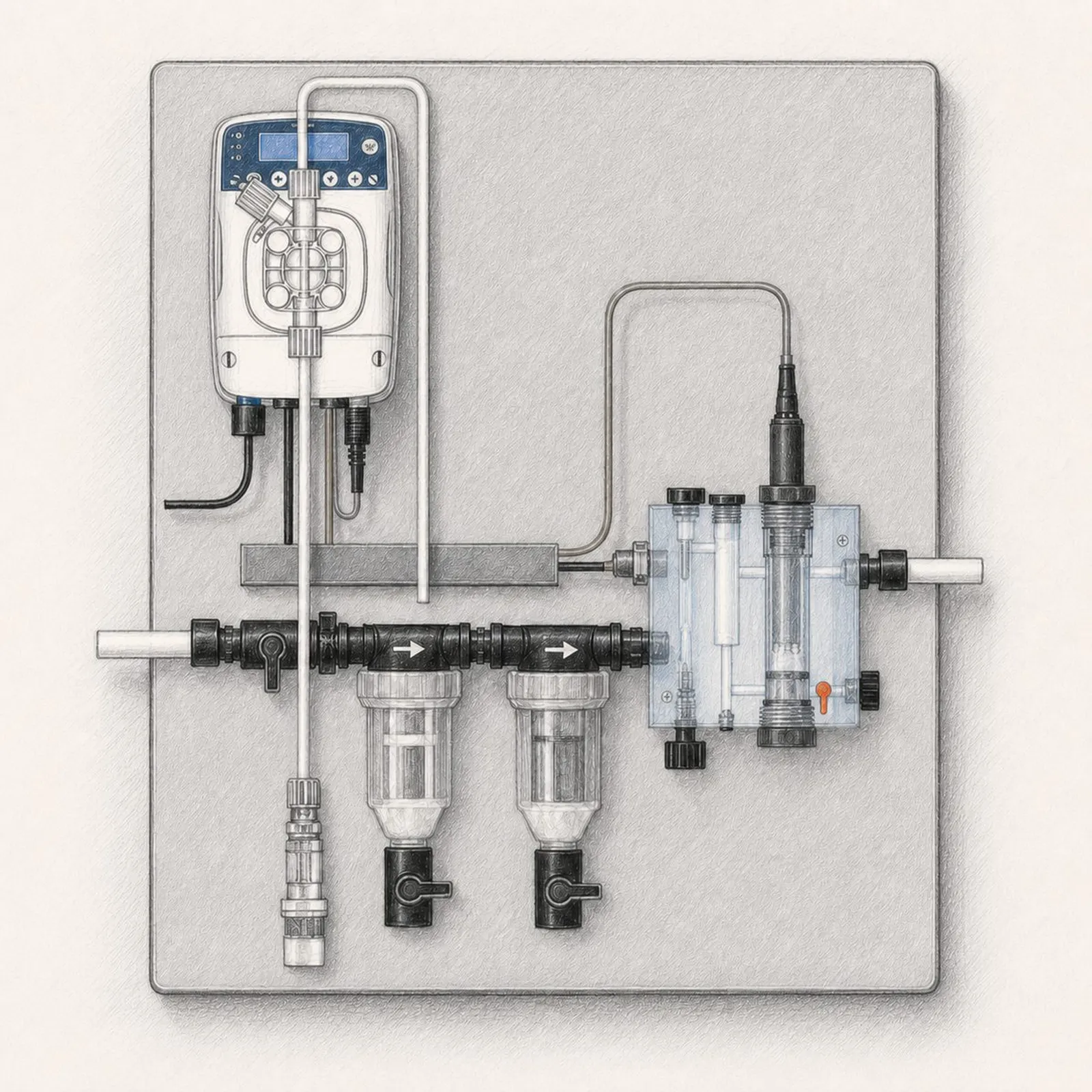 Dilution Solutions (Dosatron) Stand-Alone Correction Panel pH - bild 1