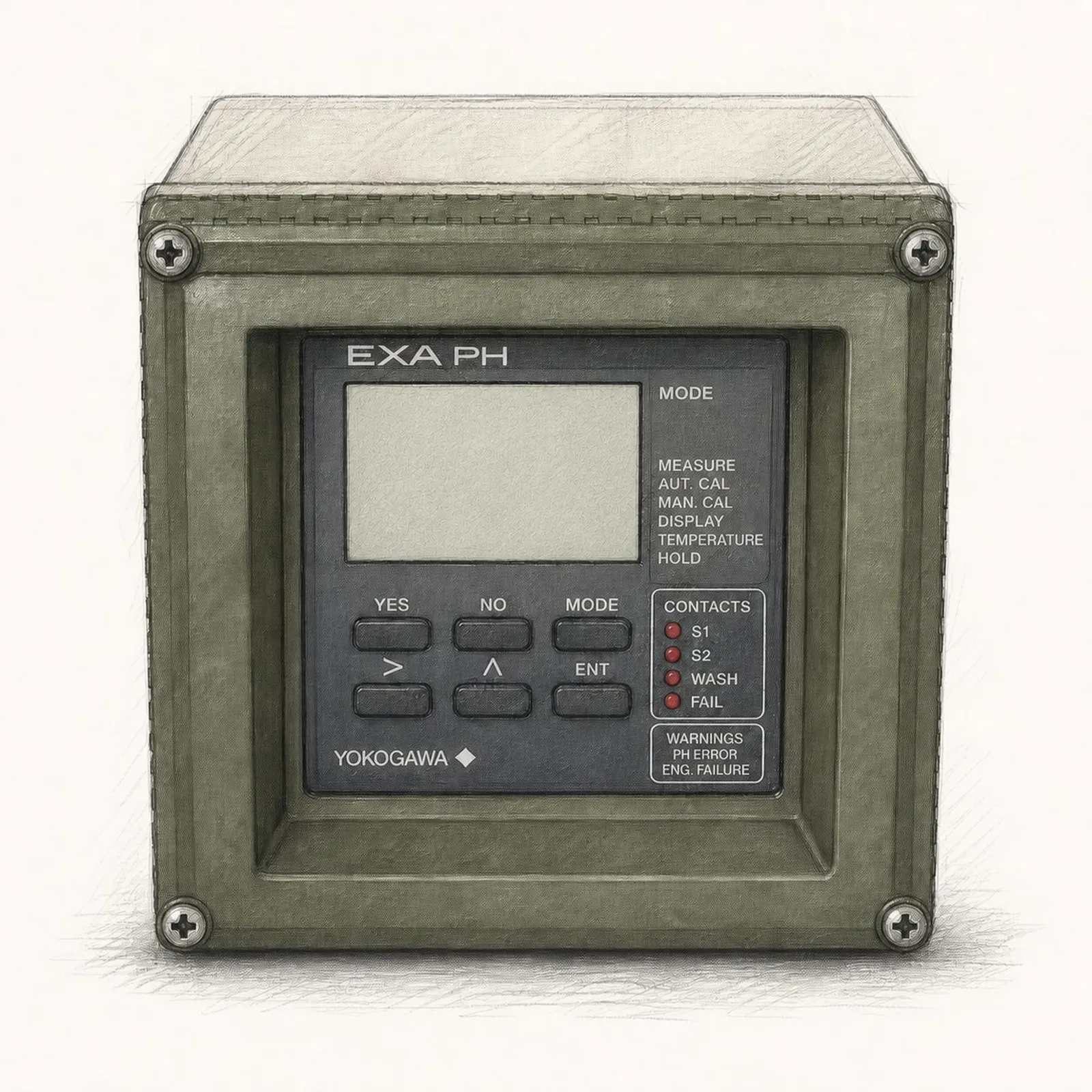 Yokogawa PH400G 4-wire pH analyzer - bild 1