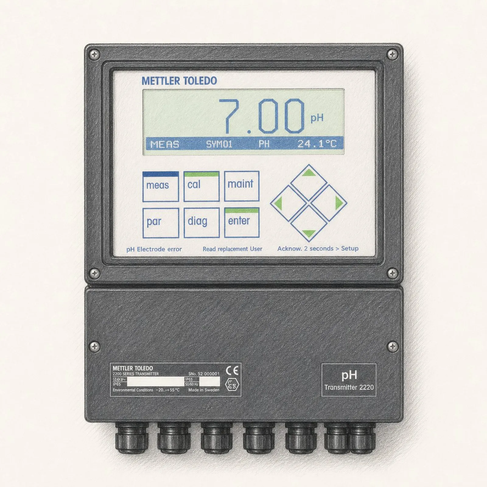 Mettler-Toledo pH Transmitter 2220(X) - bild 1