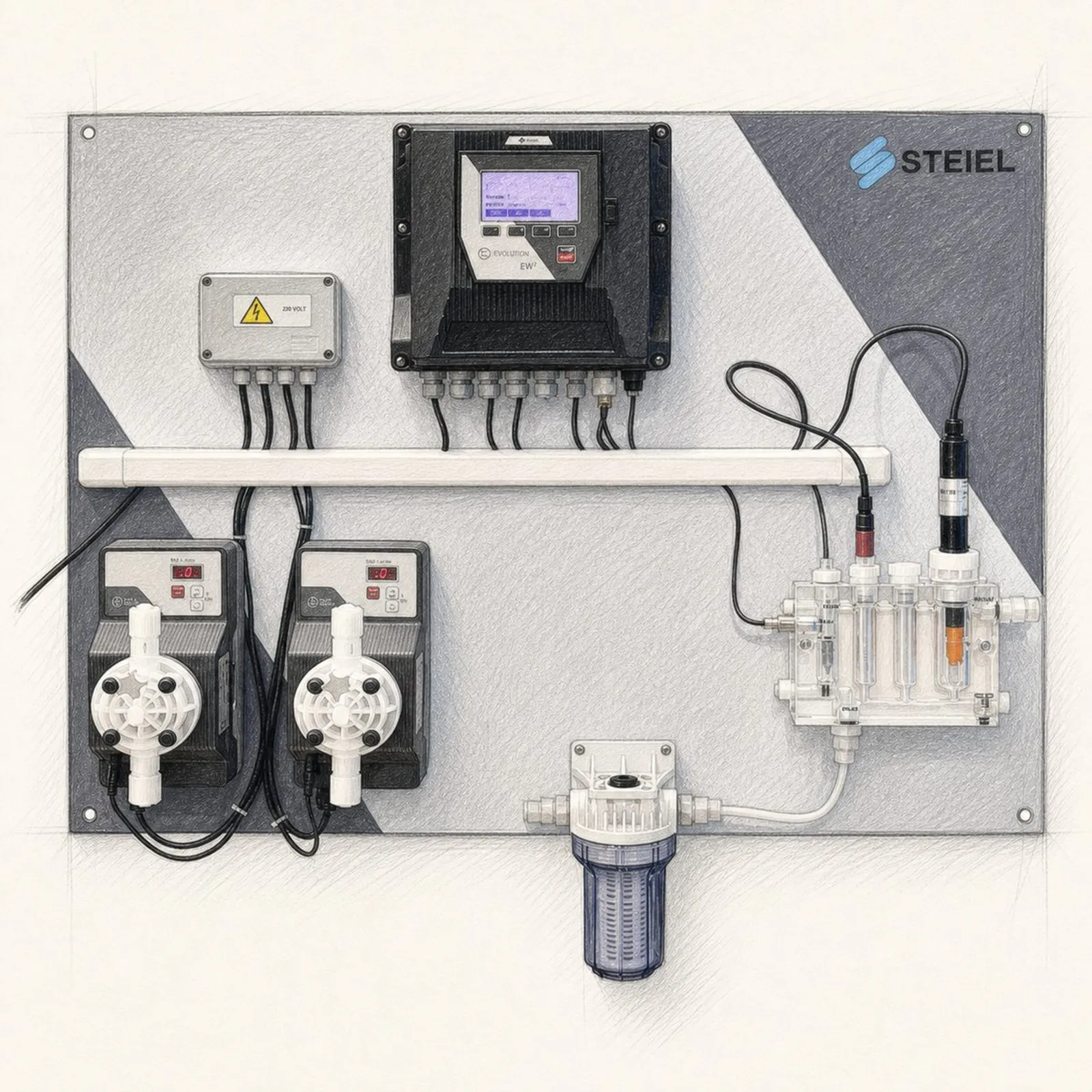 Steiel PNL EW² Pool pH/Chlorine - bild 1