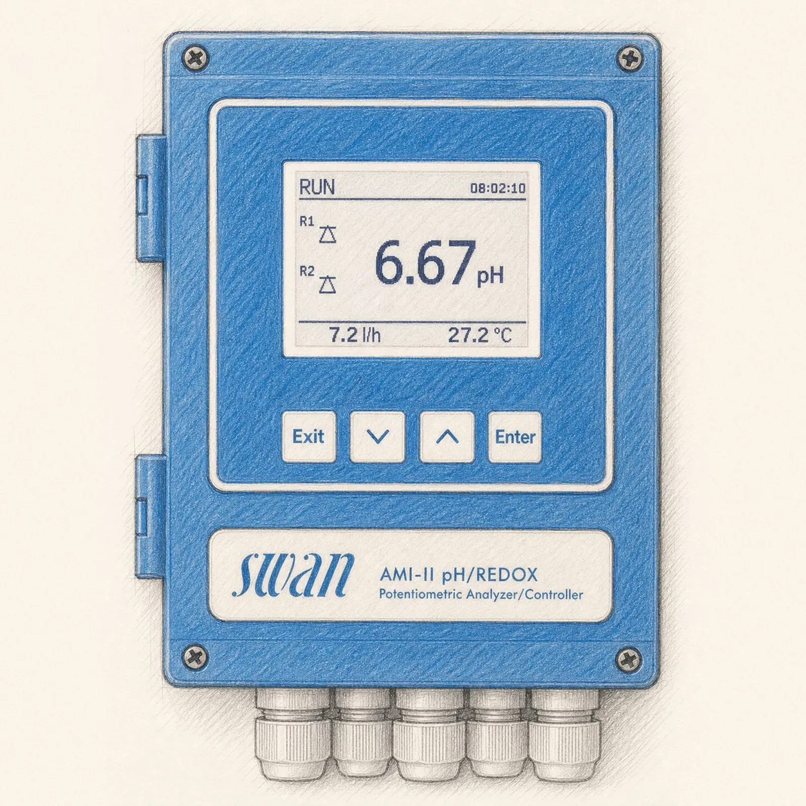 Swan Analytical Transmitter AMI-II pH/Redox - bild 1
