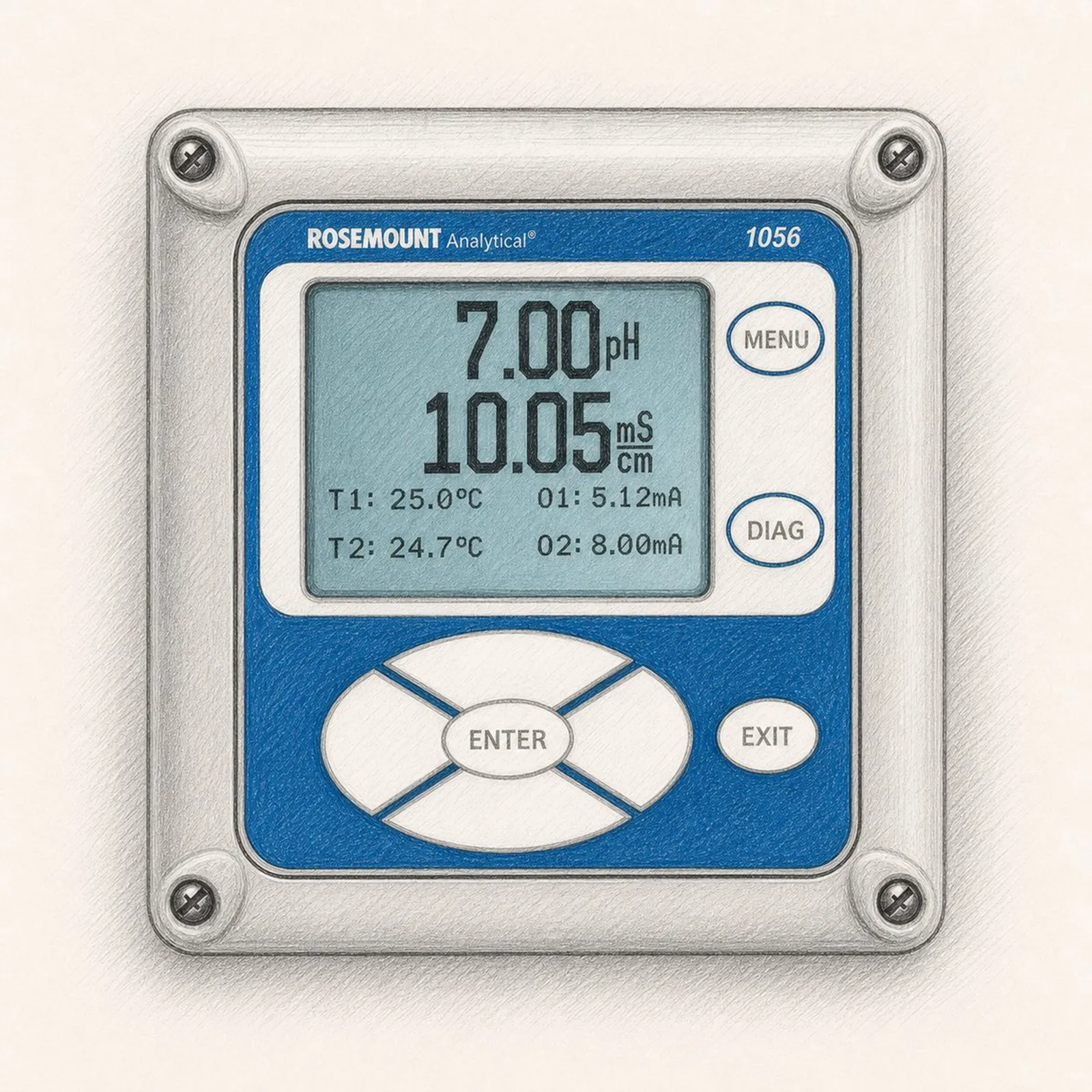 Rosemount (Emerson) 1056 Intelligent Four-Wire Transmitter - bild 1