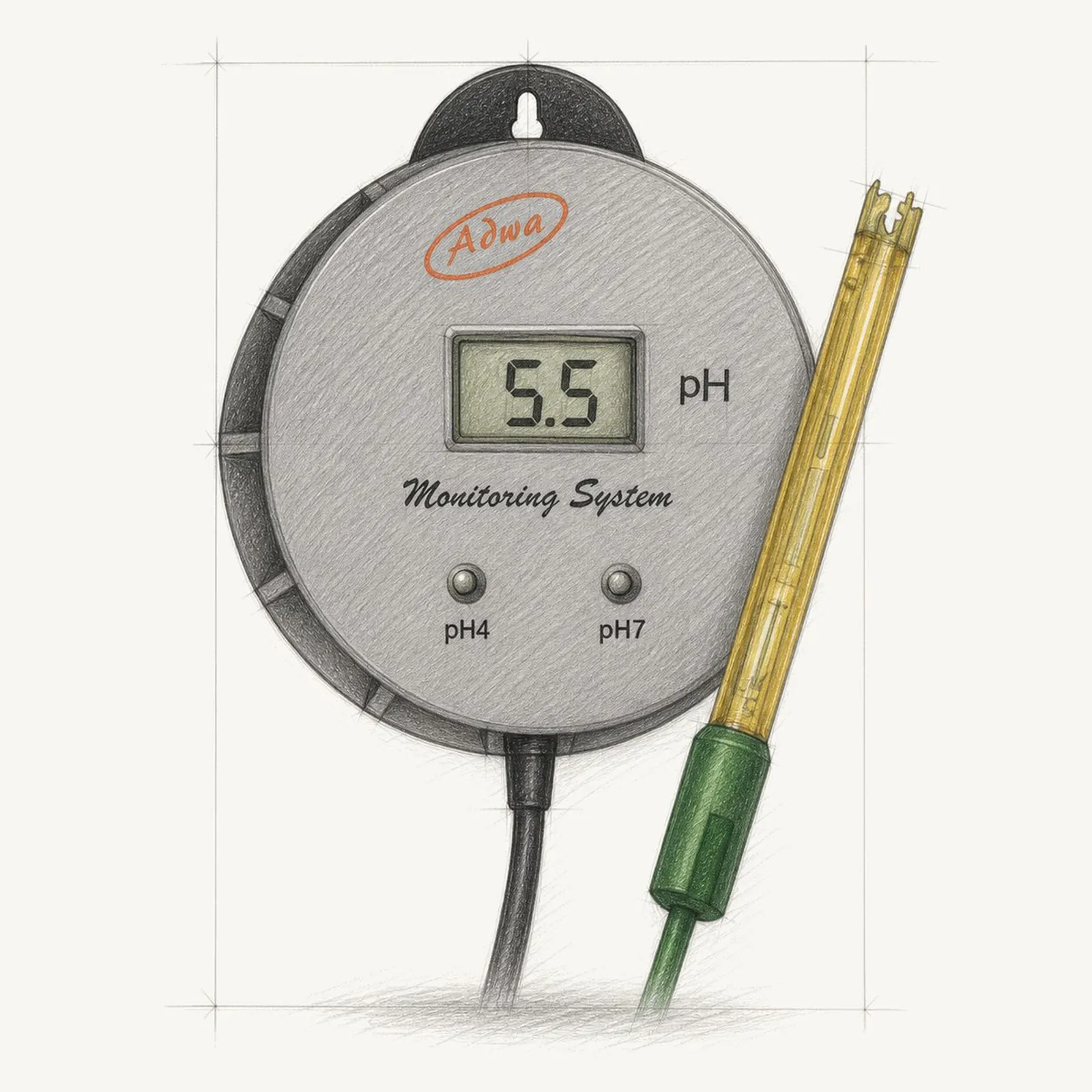 Adwa ECO209 (Continuous pH Monitor) - bild 1