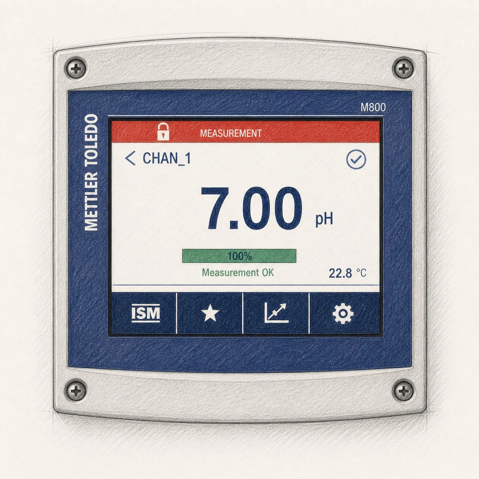 Mettler-Toledo M800 1-channel (analog InPro pH/ORP) - bild 1