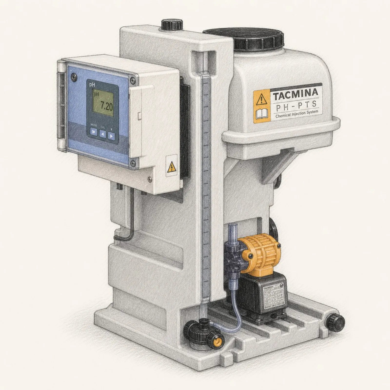 Tacmina PH-PTS pH Chemical Injection System - bild 1