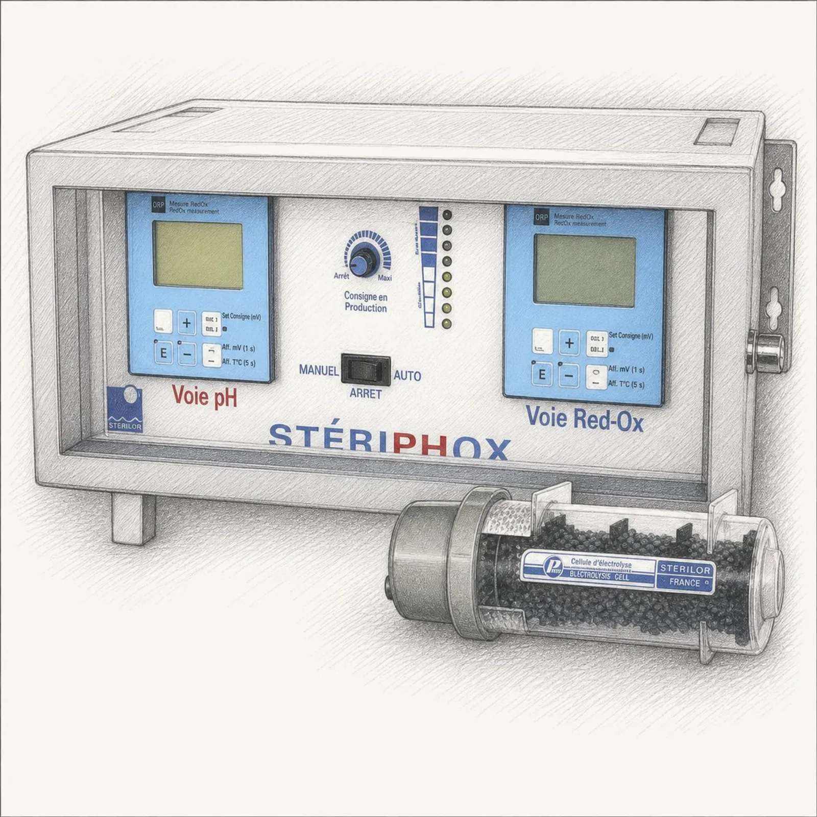 Sterilor Steriphox (kombinerad salt + pH + redox) - bild 1