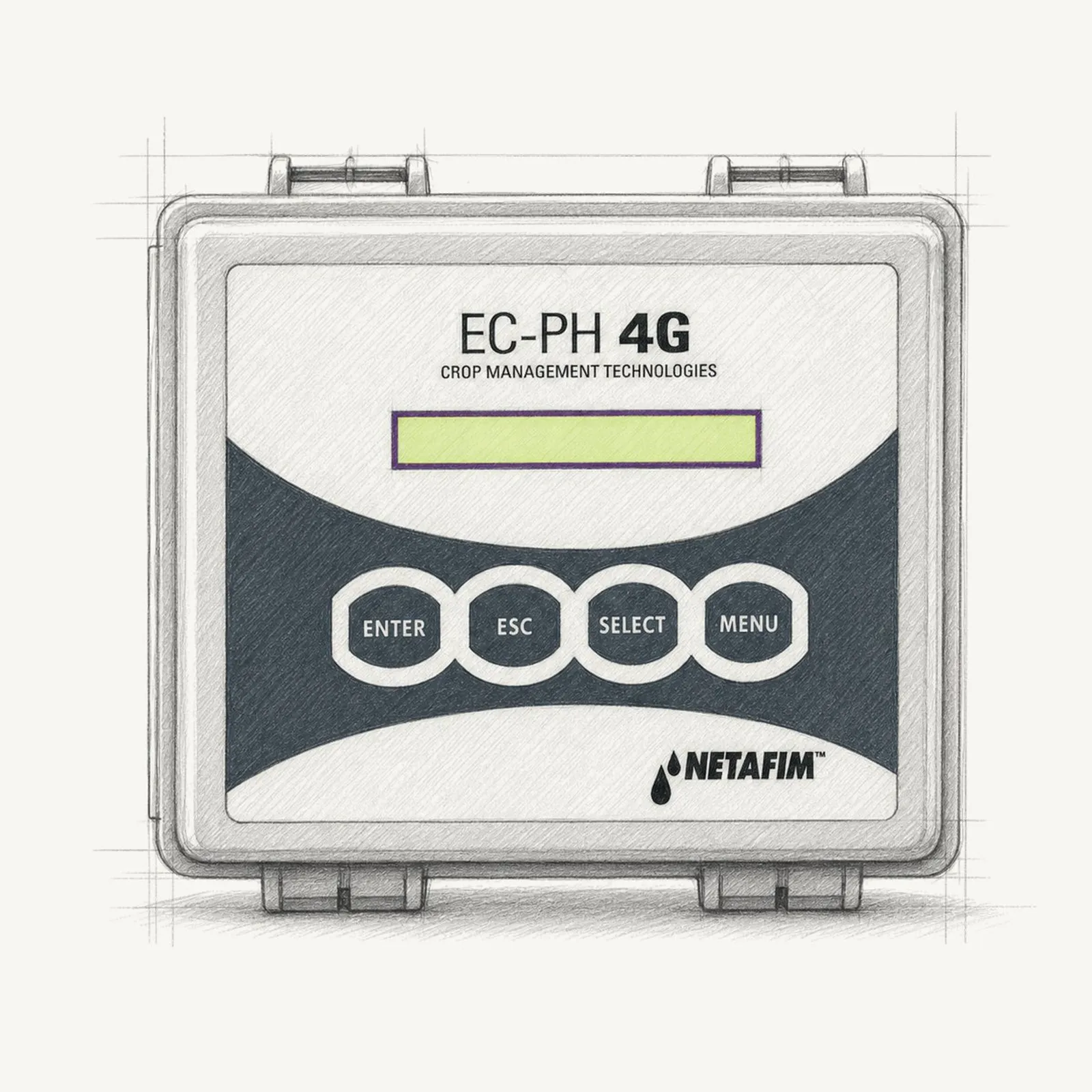 Netafim EC-pH 4G Transmitter (NMC-Pro / NMC-Junior Pro / FertiKit) - bild 1