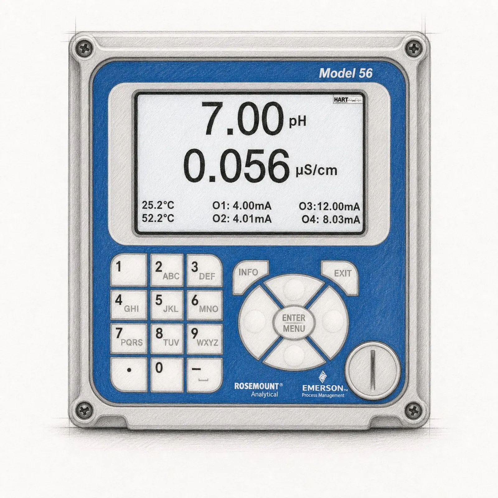 Rosemount (Emerson) 56 Dual Channel Transmitter - bild 1