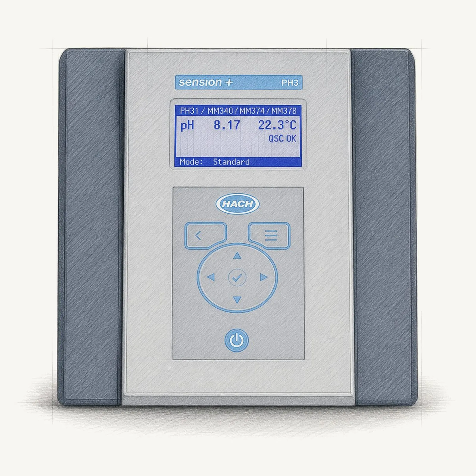 Hach sensION+ PH3 / PH31 / MM340 / MM374 / MM378 (bänkinstrument) - bild 1