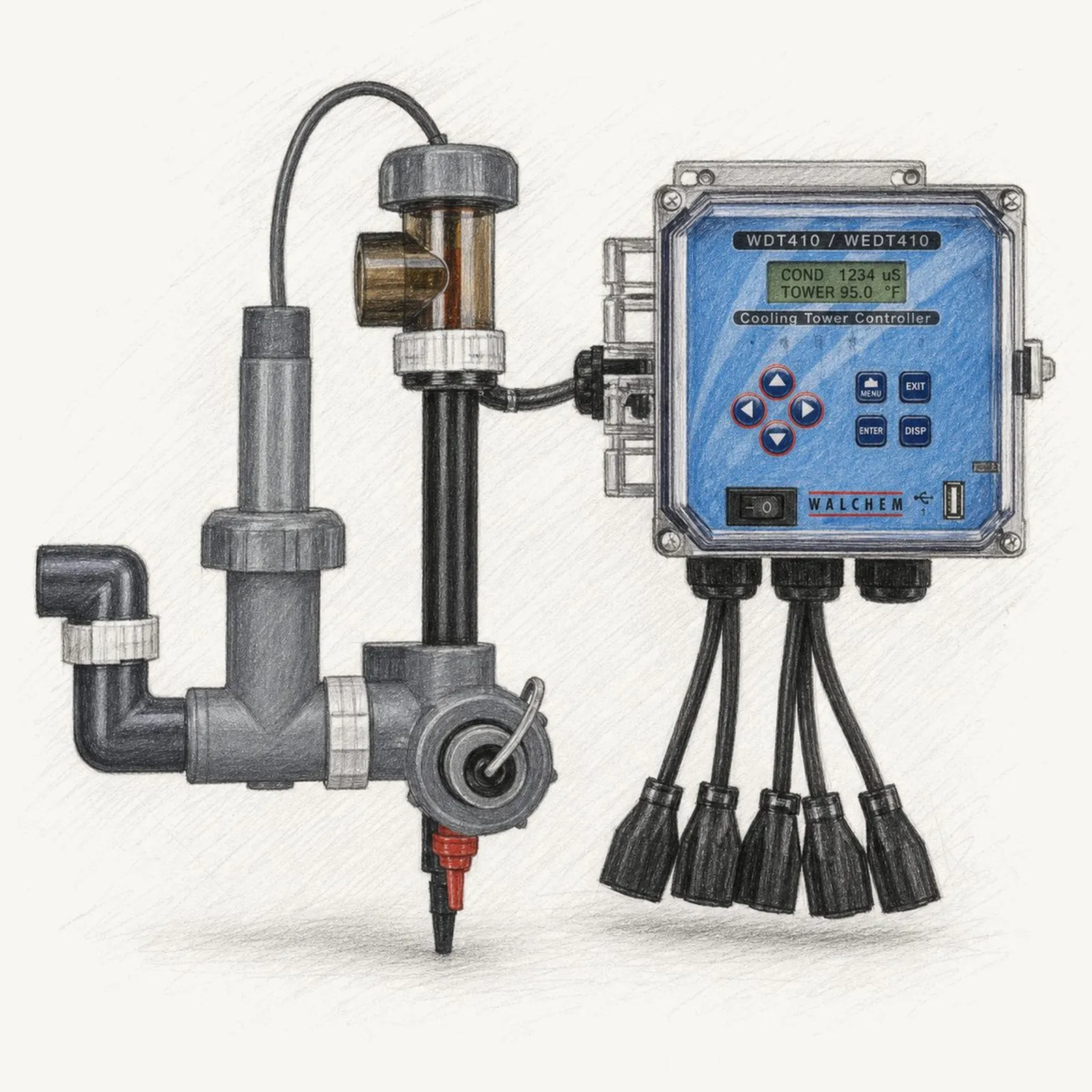 Walchem WDT410 / WEDT410 (Cooling Tower Controller) - bild 1