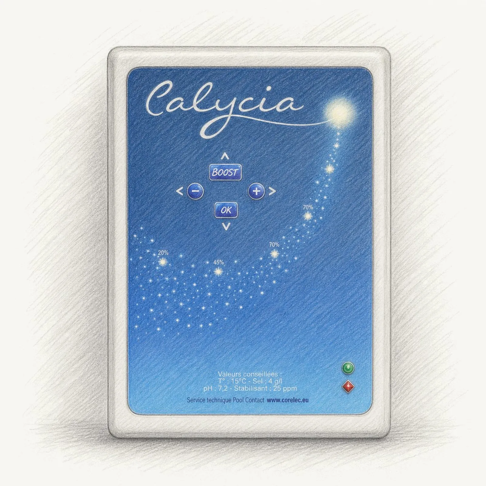 Corelec Calycia (elektrolysör, tillval pH/redox) - bild 1