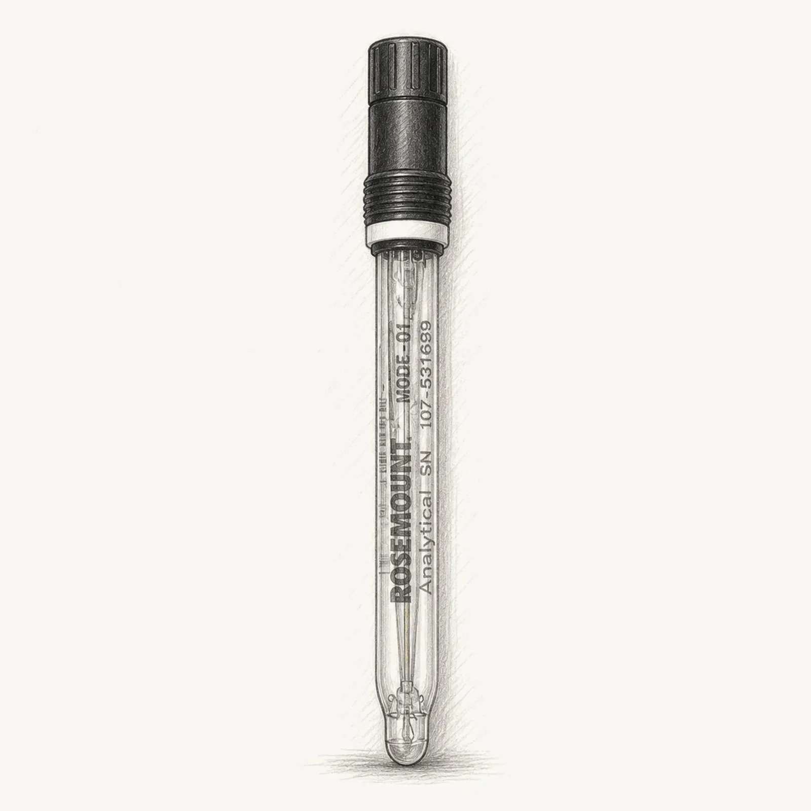 Rosemount (Emerson) 3800 (PERpH-X Autoclavable and Steam Sterilizable pH Sensor) - bild 1