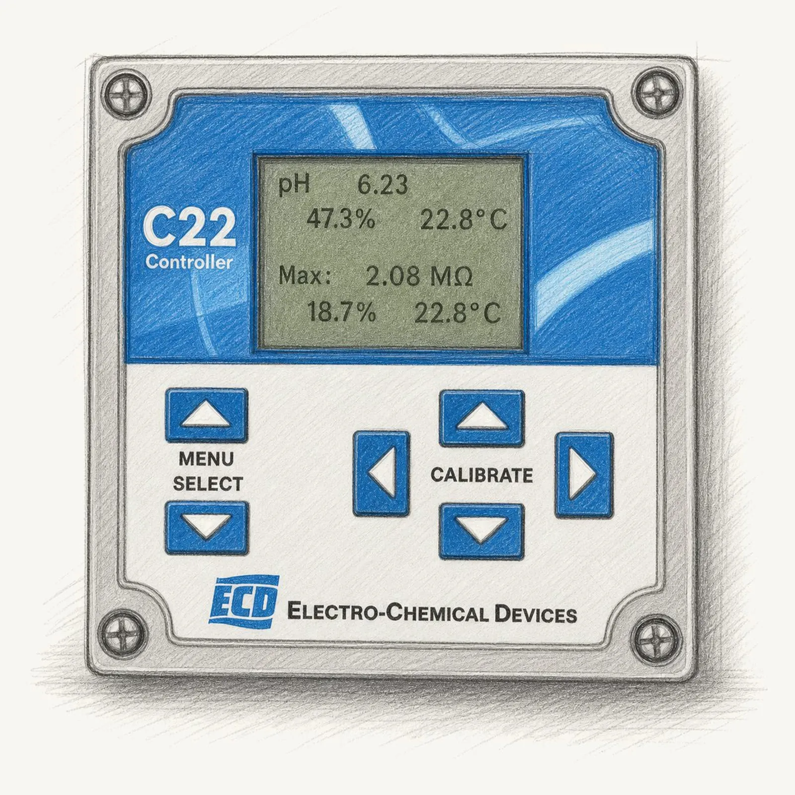 Electro-Chemical Devices (ECD) Model 22 / 2122 CTCS (PHS10/17 and MVS10/17 sensors) - bild 1