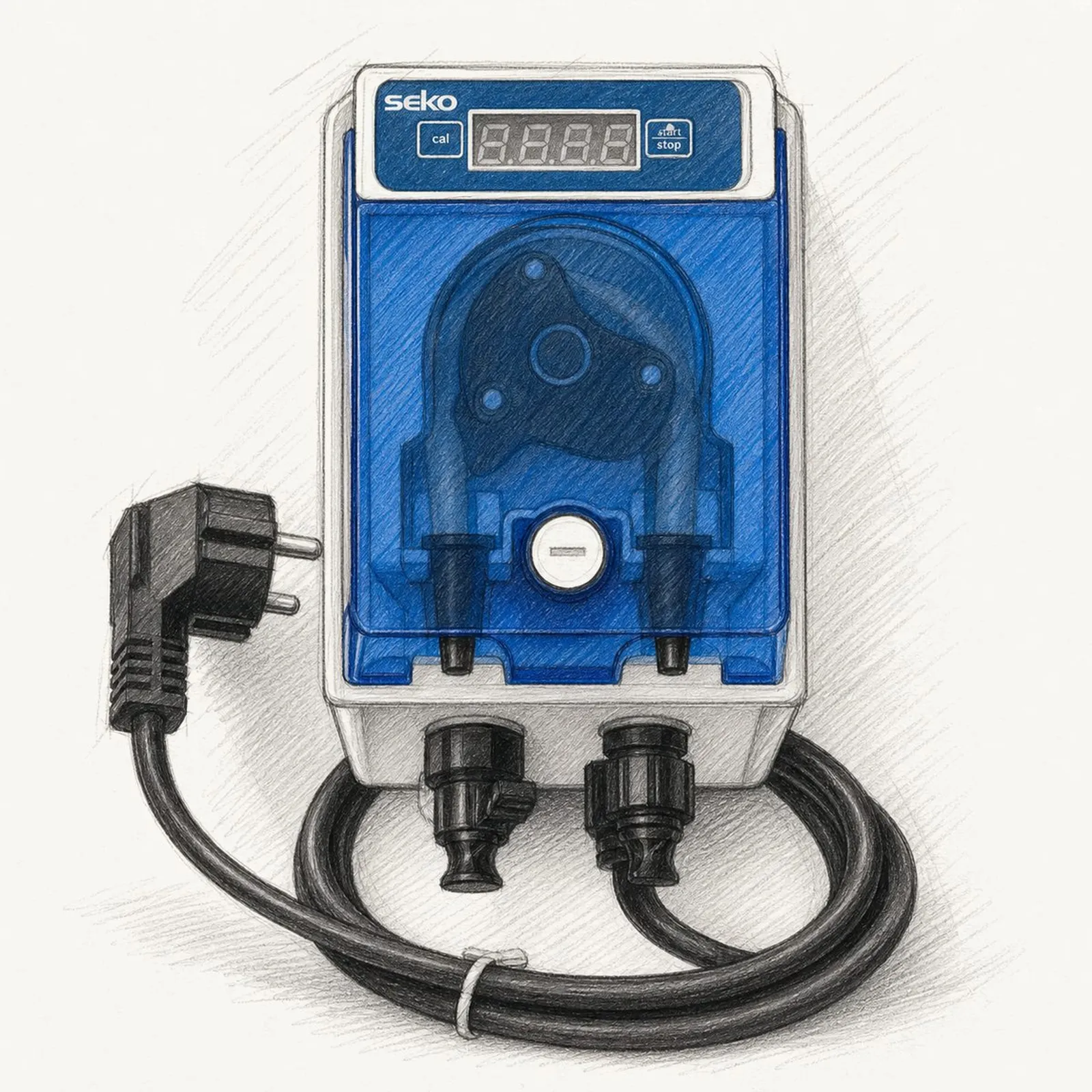 Flotide PoolOne pH / PoolOne ORP (enparameter-doserpump, SEKO-plattform) - bild 1