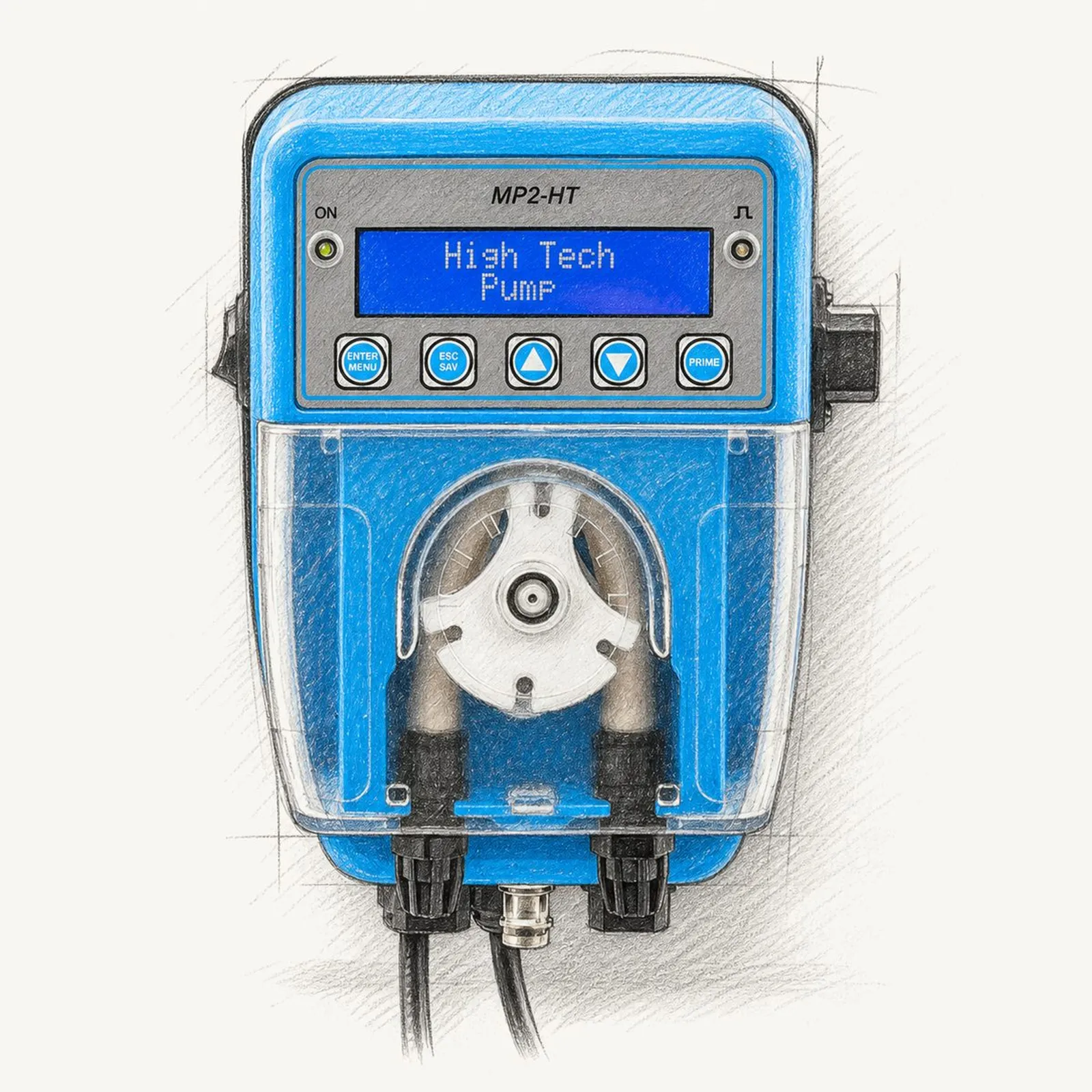 Verderflex VP2-HT MA / Pulses-PPM (dosering utan pH/ORP-elektrod) - bild 1