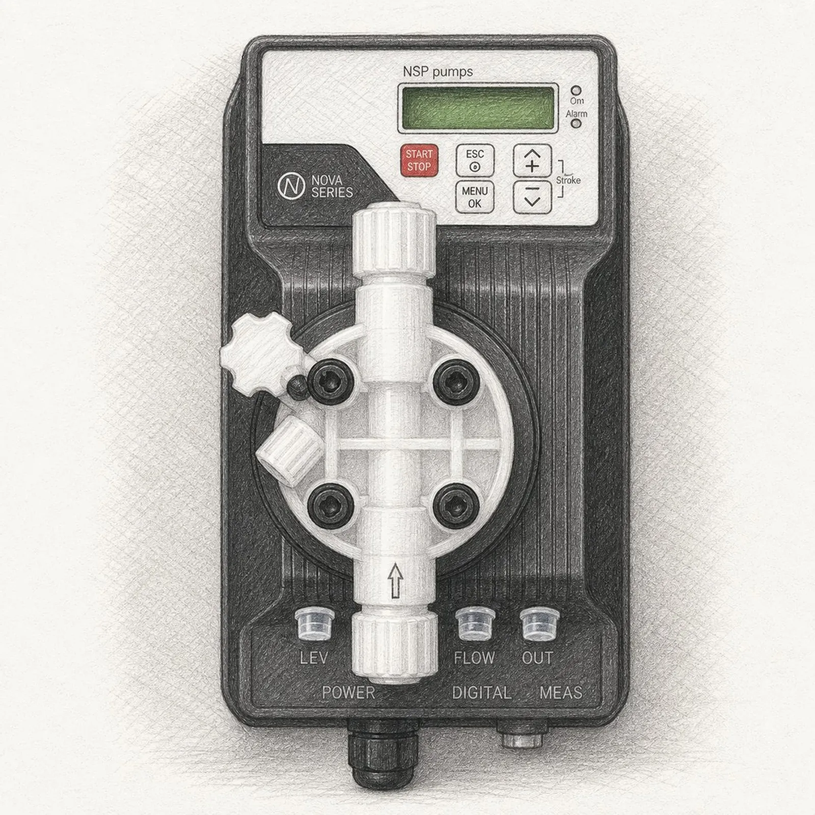 Steiel NOVA NSP162 (Pump with inbuilt pH/ORP meter) - bild 1