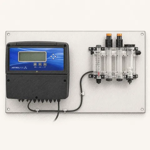 AstralPool Controller pH/Redox panel