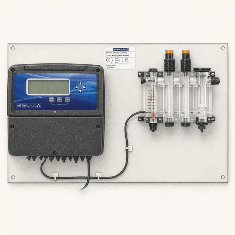 AstralPool Controller pH/Free Chlorine panel